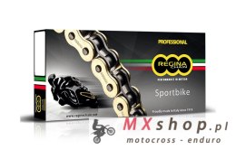 REGINA ŁAŃCUCH NAPĘDOWY 525ZRP (120OGNIW) Z-RING MAXIMOTO DO 1300 CCM ZŁOTY (ZAKUWKA) (137ZRP/00F)