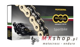 REGINA ŁAŃCUCH NAPĘDOWY 530ZRP2 (112 OGNIW) Z-RING MAXIMOTO DO 1400CCM ZŁOTY (136ZRP2/1005)