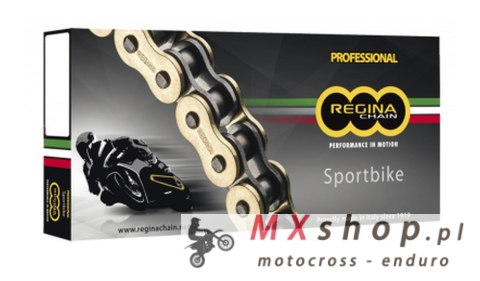 REGINA ŁAŃCUCH NAPĘDOWY 530ZRP2 (112 OGNIW) Z-RING MAXIMOTO DO 1400CCM ZŁOTY (136ZRP2/1005) REGINA ŁAŃCUCH NAPĘDOWY 530ZRP2 (112 OGNIW) Z-RING MAXIMOTO DO 1400CCM ZŁOTY (136ZRP2/1005)