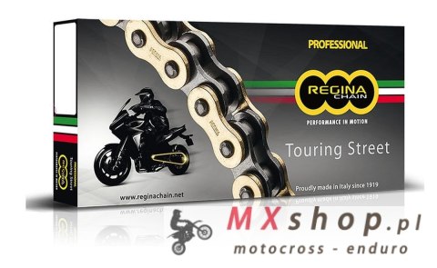 REGINA ŁAŃCUCH NAPĘDOWY 530ZRT (108 OGNIW) Z-RING TOURING-STREET DO 1000CCM ZŁOTY (ZAKUWKA) (136ZRT/006) REGINA ŁAŃCUCH NAPĘDOWY 530ZRT (108 OGNIW) Z-RING TOURING-STREET DO 1000CCM ZŁOTY (ZAKUWKA) (136ZRT/006)