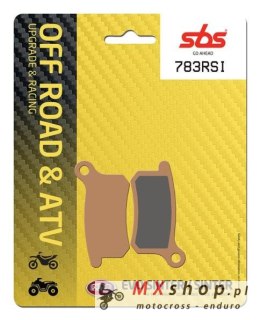 SBS KLOCKI HAMULCOWE KH357 OFF-ROAD RACING SINTER OFFROAD KOLOR ZŁOTY PRZÓD/TYŁ KTM SX 65 '09-'21, GASGAS MC 65 '21-, HUSQVARNA 