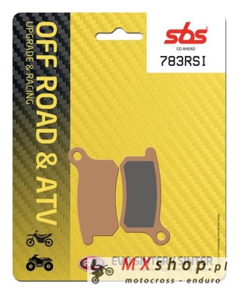 SBS KLOCKI HAMULCOWE KH357 OFF-ROAD RACING SINTER OFFROAD KOLOR ZŁOTY PRZÓD/TYŁ KTM SX 65 '09-'21, GASGAS MC 65 '21-, HUSQVARNA SBS KLOCKI HAMULCOWE KH357 OFF-ROAD RACING SINTER OFFROAD KOLOR ZŁOTY PRZÓD/TYŁ KTM SX 65 '09-'21, GASGAS MC 65 '21-, HUSQVARNA