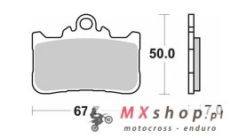 SBS KLOCKI HAMULCOWE STREET PERFORMANCE (EXCEL) SINTER KH759 KOLOR ZŁOTY PASUJE DO: HONDA CB 500 F/X/R '22-, CBR 500 R '22-, CB 