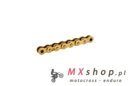 SUNSTAR ŁAŃCUCH NAPĘDOWY 520MXR2-114G MOTOCROSS DO 500 CCM, KOLOR ZŁOTY (38,4KN) (520ERT3) OTWARTY + ZAPINKA - ZASTĘPUJE SS520MX
