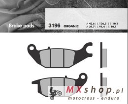 BRENTA KLOCKI HAMULCOWE KH343 HONDA MONKEY 125 '19-, CBR 125 04-10, XL 125 V VARADERO 01-11, YAMAHA YZF 150 14-, TRICITY 125 '14