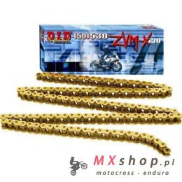 DID 50(530)ZVMXG&G-112LE ŁAŃCUCH ZŁOTY / ZŁOTY (112 OGNIW) X-RING (50ZVMXGG112LE)(50ZVMXGB-112LE) (ZAMKNIĘTY)