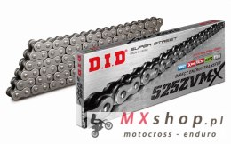 DID 525ZVMX-108 ŁAŃCUCH (108 OGNIW) X-RING (OTWARTY + ZAKUWKA)