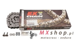 EK ŁAŃCUCH NAPĘDOWY EK520MVXZ2 116 QX-RING (DO 1000CCM) (116-OGNIW) (40,0KN) (MADE IN JAPAN) (ZAKUWKA)