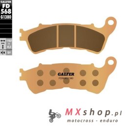 GALFER KLOCKI HAMULCOWE KH388 SPIEK METALICZNY (ZŁOTE) SCOOTER HONDA FES S-WINGS 125/150 '07-'11