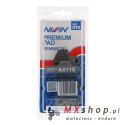 NISSIN 2024/10 KLOCKI HAMULCOWE KH165 / KH215 PREMIUM SEMI-METALLIC (SPIEK METALICZNY) (ECE R90) (MADE IN JAPAN) (2P-212NS)