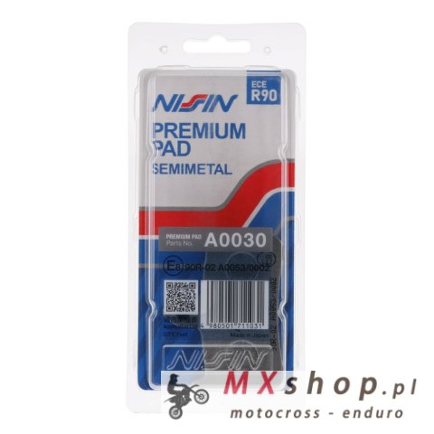 NISSIN 2024/10 KLOCKI HAMULCOWE KH187 PREMIUM SEMI-METALLIC (SPIEK METALICZNY) (ECE R90) (MADE IN JAPAN) (2P-203NS) NISSIN 2024/10 KLOCKI HAMULCOWE KH187 PREMIUM SEMI-METALLIC (SPIEK METALICZNY) (ECE R90) (MADE IN JAPAN) (2P-203NS)