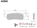 NISSIN 2024/10 KLOCKI HAMULCOWE KH275 PREMIUM SEMI-METALLIC (SPIEK METALICZNY) (ECE R90) (MADE IN JAPAN) (2P-266NS)