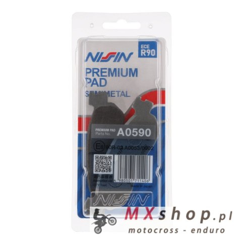 NISSIN 2024/10 KLOCKI HAMULCOWE KH275 PREMIUM SEMI-METALLIC (SPIEK METALICZNY) (ECE R90) (MADE IN JAPAN) (2P-266NS) NISSIN 2024/10 KLOCKI HAMULCOWE KH275 PREMIUM SEMI-METALLIC (SPIEK METALICZNY) (ECE R90) (MADE IN JAPAN) (2P-266NS)