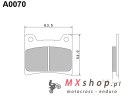NISSIN 2024/10 KLOCKI HAMULCOWE KH88 PREMIUM SEMI-METALLIC (SPIEK METALICZNY) (ECE R90) (MADE IN JAPAN) (2P-207NS)