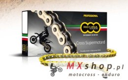 REGINA 2024/09 ŁAŃCUCH NAPĘDOWY 520RX3 (114-OGNIW) MOTOCROSS DO 500 CCM OFF ROAD ZŁOTY (ZAPINKA) (135RX3/00A) (BEZ ORINGÓW)