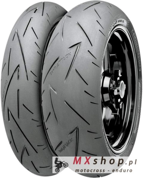 CONTINENTAL OPONA 160/60ZR17 CONTISPORTATTACK 2 (69W) TL M/C TYŁ DOT 23/2023 (244009) CONTINENTAL OPONA 160/60ZR17 CONTISPORTATTACK 2 (69W) TL M/C TYŁ DOT 23/2023 (244009)