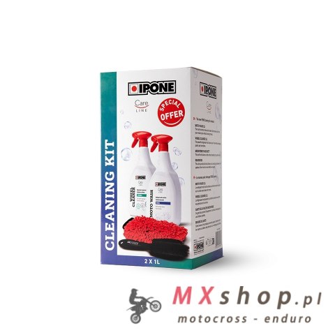 IPONE CLEANING KIT (MOTO WASH+WHEEL CLEANER) ZESTAW DO MYCIA MOTOCYKLA (CARELINE) (4) IPONE CLEANING KIT (MOTO WASH+WHEEL CLEANER) ZESTAW DO MYCIA MOTOCYKLA (CARELINE) (4)