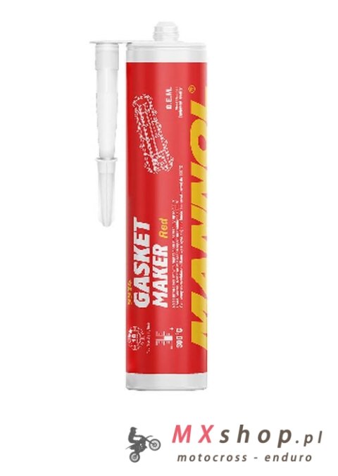 MANNOL GASKET MAKER - SILIKON USZCZELNIAJĄCY- KOLOR CZERWONY 310 G (ZASTĘPUJE USZCZELKI) (9914) (24) MANNOL GASKET MAKER - SILIKON USZCZELNIAJĄCY- KOLOR CZERWONY 310 G (ZASTĘPUJE USZCZELKI) (9914) (24)