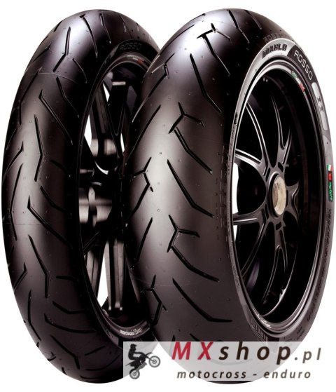 PIRELLI OPONA 190/55ZR17 DIABLO ROSSO II (75W) TL M/C TYŁ DOT 18-53/2023 PIRELLI OPONA 190/55ZR17 DIABLO ROSSO II (75W) TL M/C TYŁ DOT 18-53/2023
