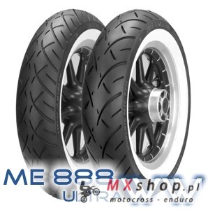 METZELER OPONA 130/90B16 ME888 MARATHON ULTRA 73H TL M/C REINF WWW BIAŁY BOK TYŁ DOT 28/2024