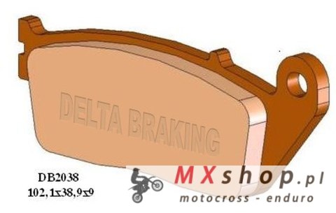 DELTA BRAKING KLOCKI HAMULCOWE KH14 / KH226 PRZÓD BMW C 600/650 '12-'22, CAGIVA NAVIGATOR 1000 '00-'05, HONDA CBR 250 '11-'22, C DELTA BRAKING KLOCKI HAMULCOWE KH14 / KH226 PRZÓD BMW C 600/650 '12-'22, CAGIVA NAVIGATOR 1000 '00-'05, HONDA CBR 250 '11-'22, C