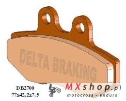 DELTA BRAKING KLOCKI HAMULCOWE KH167 - ZASTĘPUJĄ DB2700MX-D ORAZ DB2700QD-D