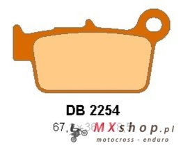 DELTA BRAKING KLOCKI HAMULCOWE KH367/2 TYŁ BETA RR 50/125 '08-'15, 200 URBAN '08-'15, 200 RR '20-'23, 250 RR '13-'22, 300 RR '13