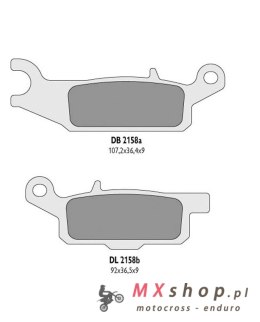 DELTA BRAKING KLOCKI HAMULCOWE KH446 YAMAHA YFM 550 GRIZZLY '11-14, YFM 700 GRIZZLY '07-18 PRAWY TYŁ - ZASTĘPUJĄ DB2158MX-D ORAZ