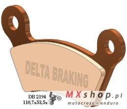 DELTA BRAKING KLOCKI HAMULCOWE KH473 CAN-AM SPYDER RS / RS-S / RT / RT LTD / RT-S '10-12, RS SE5 / SM5 '08-09 TYŁ STRONA LEWA - 