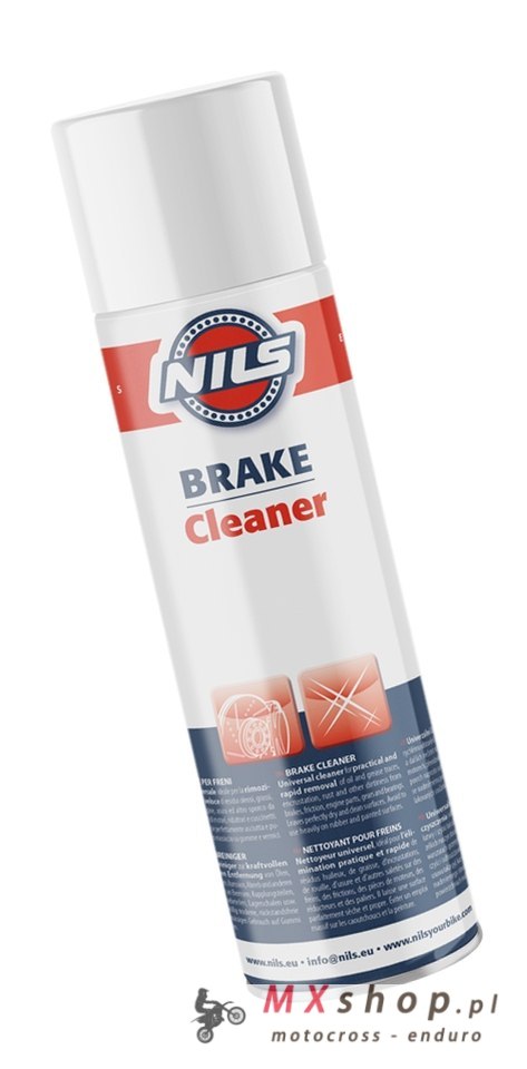 NILS BRAKE CLEANER SPRAY 500ML - SPRAY DO CZYSZCZENIA ZACISKÓW HAMULCOWYCH NILS BRAKE CLEANER SPRAY 500ML - SPRAY DO CZYSZCZENIA ZACISKÓW HAMULCOWYCH