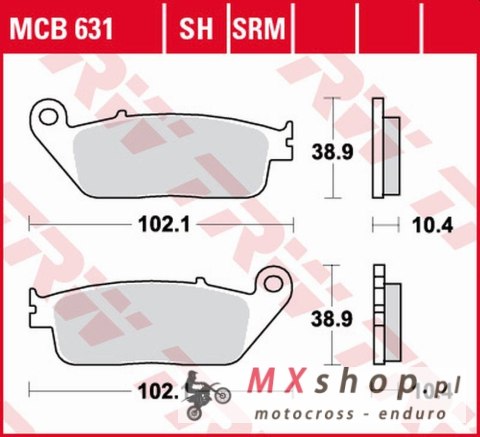 TRW ZF KLOCKI HAMULCOWE KH196 SINTER YAMAHA RA 125/400 X-MAX '17-, YP 125/250 X-MAX '10-'16, YP 400 X-MAX '13-'16 PRZÓD TRW ZF KLOCKI HAMULCOWE KH196 SINTER YAMAHA RA 125/400 X-MAX '17-, YP 125/250 X-MAX '10-'16, YP 400 X-MAX '13-'16 PRZÓD