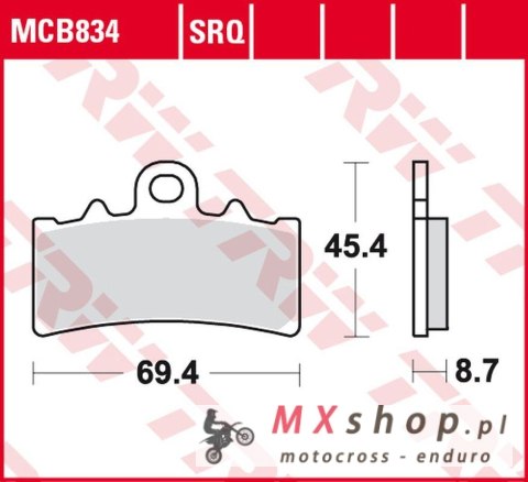 TRW ZF KLOCKI HAMULCOWE KH606 ORGANIC BMW G 310GS/R '16-, C 400GT/X '18-, HUSQVARNA SVARTPILEN/VITPILEN 401 '17-, KTM DUKE 125 ' TRW ZF KLOCKI HAMULCOWE KH606 ORGANIC BMW G 310GS/R '16-, C 400GT/X '18-, HUSQVARNA SVARTPILEN/VITPILEN 401 '17-, KTM DUKE 125 '