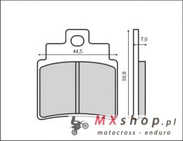 BRENTA KLOCKI HAMULCOWE KH355 (ORGANIC) (KYMCO/SYM)