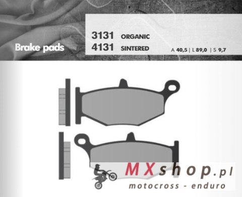 BRENTA KLOCKI HAMULCOWE KH419 SUZUKI GSX/GSR/GSXR TYŁ (FT 3131) BRENTA KLOCKI HAMULCOWE KH419 SUZUKI GSX/GSR/GSXR TYŁ (FT 3131)