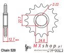 JT ZĘBATKA PRZEDNIA POLARIS 250/300/350/400/425 '89-99' (ŁAŃC. 520) NA ZAMÓWIENIE