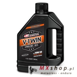 MAXIMA RACING OILS OLEJ SILNIKOWY MINERALNY V-TWIN MINERAL 20W50 1 LITR (12) (AKC)