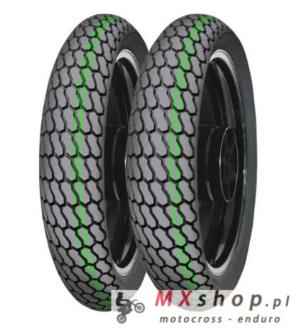 MITAS OPONA 130/80-19 (27X7-19) H-18 SS FLAT TRACK NHS TT PRZÓD/TYŁ DOT 2022 (DOT:CTDD) (PODWÓJNY ZIELONY PASEK) (23408) WYCOFAN