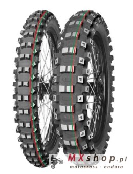 MITAS OPONA 90/90-21 TERRA FORCE-MX MH 54M (CZERWONO-ZIELONY PASEK) TT PRZÓD DOT 2025 (DOT:XCDP) (460098) (zamiennik:70000133)