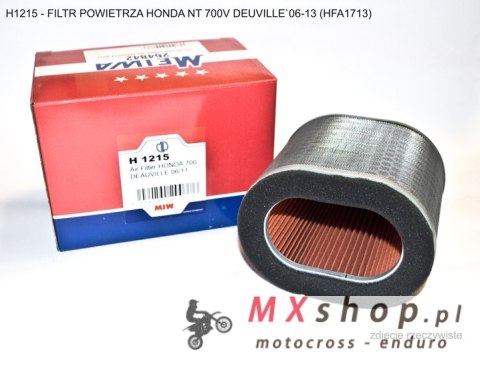 MIW (MEIWA) FILTR POWIETRZA HONDA NT 700V DEUVILLE`06-13 (HFA1713) MIW (MEIWA) FILTR POWIETRZA HONDA NT 700V DEUVILLE`06-13 (HFA1713)