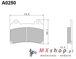 NISSIN KLOCKI HAMULCOWE KH123 PREMIUM SEMI-METALLIC (SPIEK METALICZNY) (ECE R90) (MADE IN JAPAN) (2P-228NS)