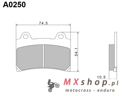 NISSIN KLOCKI HAMULCOWE KH123 PREMIUM SEMI-METALLIC (SPIEK METALICZNY) (ECE R90) (MADE IN JAPAN) (2P-228NS)