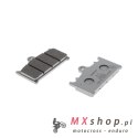 NISSIN KLOCKI HAMULCOWE KH158 PREMIUM SEMI-METALLIC (SPIEK METALICZNY) (ECE R90) (MADE IN JAPAN) (2P-214NS)
