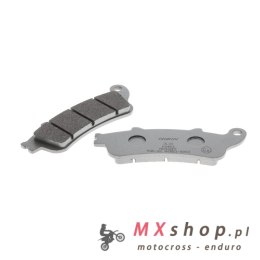 NISSIN KLOCKI HAMULCOWE KH261 / KH281 PREMIUM SEMI-METALLIC (SPIEK METALICZNY) (8,5MM) (ECE R90) (MADE IN JAPAN) (2P-250NS)