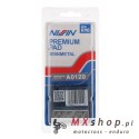 NISSIN KLOCKI HAMULCOWE KH63 / KH161 PREMIUM SEMI-METALLIC (SPIEK METALICZNY) (ECE R90) (MADE IN JAPAN) (2P-213NS)