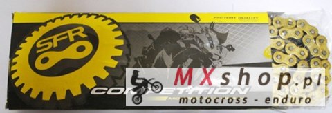 SFR ŁAŃCUCH NAPĘDOWY 520HV-X-116 (116 OGNIW) X-RING (DO 750CCM 60KM) (34KN) KOLOR ZŁOTY