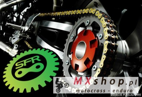SFR ŁAŃCUCH NAPĘDOWY 520V-O-112 (112 OGNIW) O-RING (DO 400CCM 40KM) (30,4KN) KOLOR ZŁOTY