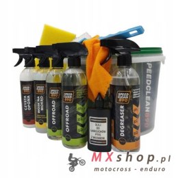 SPEEDCLEAN 890 ZESTAW DO MYCIA ROWERU (DEGREASER 500ML + 2X OFFROAD 500ML + CZYSTA OPONA 500ML + WOSK NA MOKRO 500ML + OLEJ DO Ł