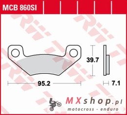 TRW ZF KLOCKI HAMULCOWE KH468 SINTER OFFROAD CAN-AM DS 450 08-15, TYŁ (PROMOCJA)