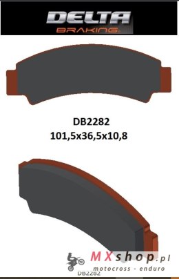 DELTA BRAKING KLOCKI HAMULCOWE KH726 CF MOTO C-FORCE 400/450/500/600 '17-21, Z-FORCE 950/1000 '18-21, U-FORCE 1000 '19-21 PRZÓD 