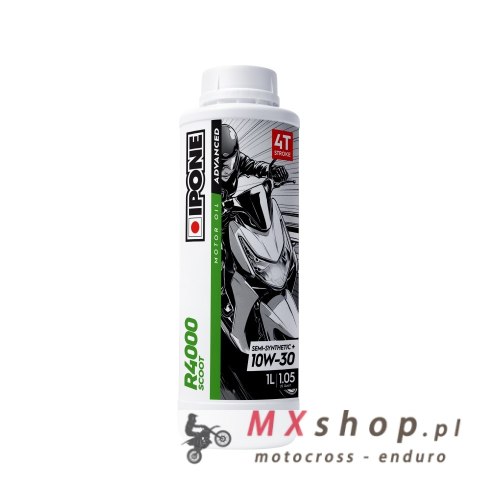 IPONE R4000 SCOOT 10W30 OLEJ SILNIKOWY 1L (AKC) (15)ZASTĘPUJE 800373
